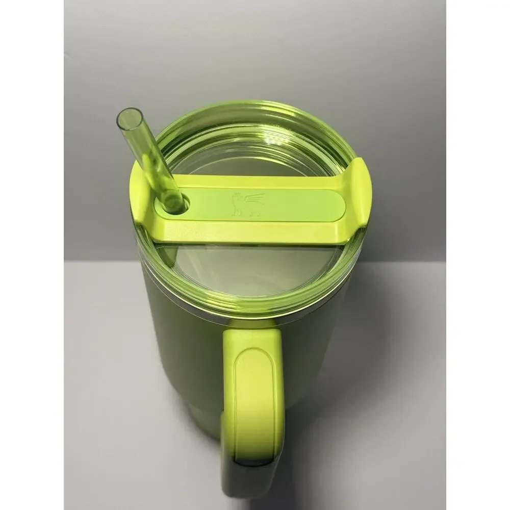 Stanley X Starbucks Philippines LIME GREEN 40oz Quencher Tumbler BNWT - Picture 2 of 6
